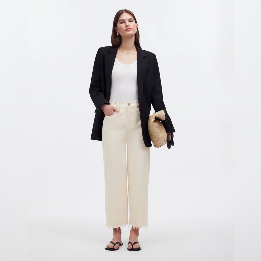 Madewell The Perfect Vintage Wide-Leg Crop Jean